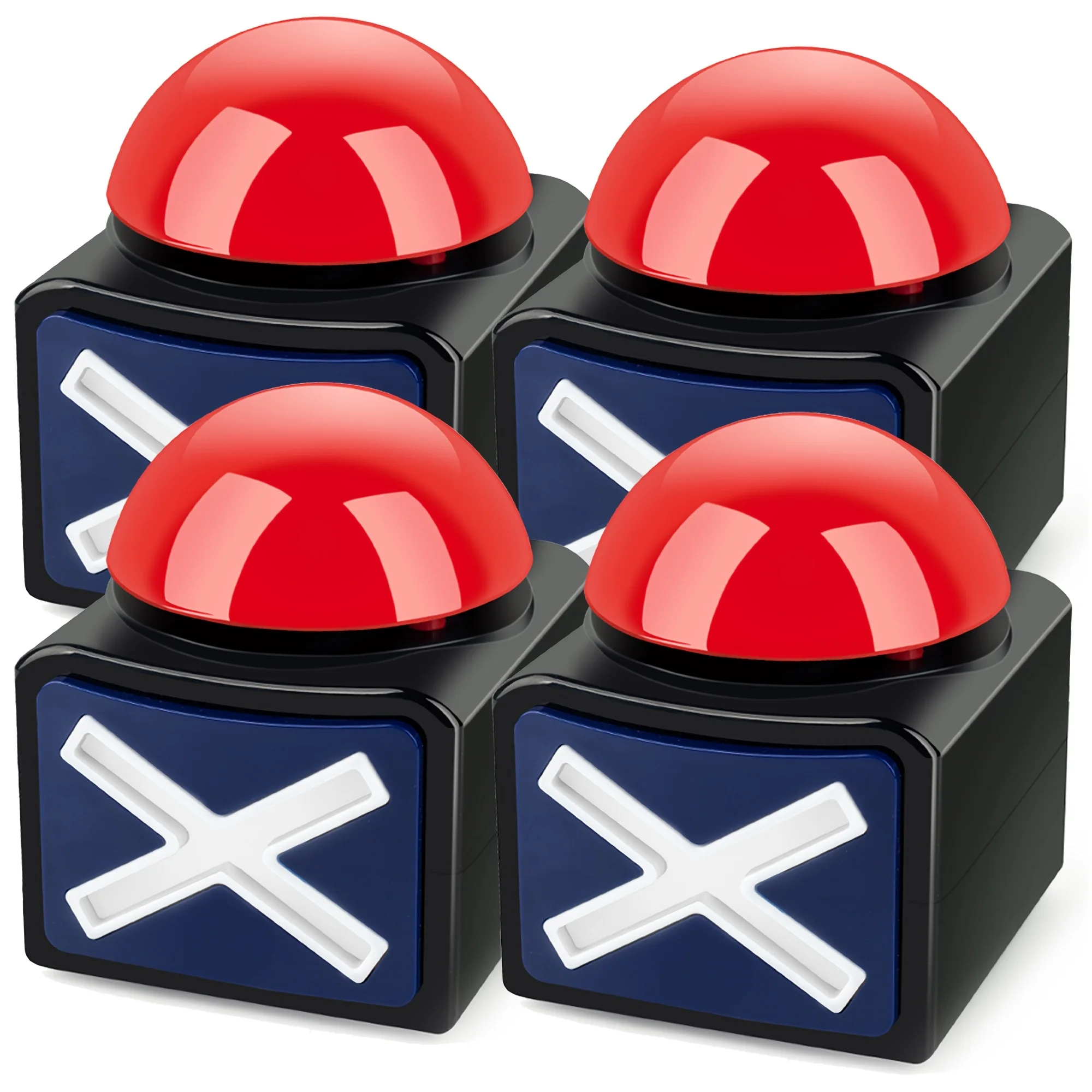 Party Games Night - Zumbador con luces negras y rojas