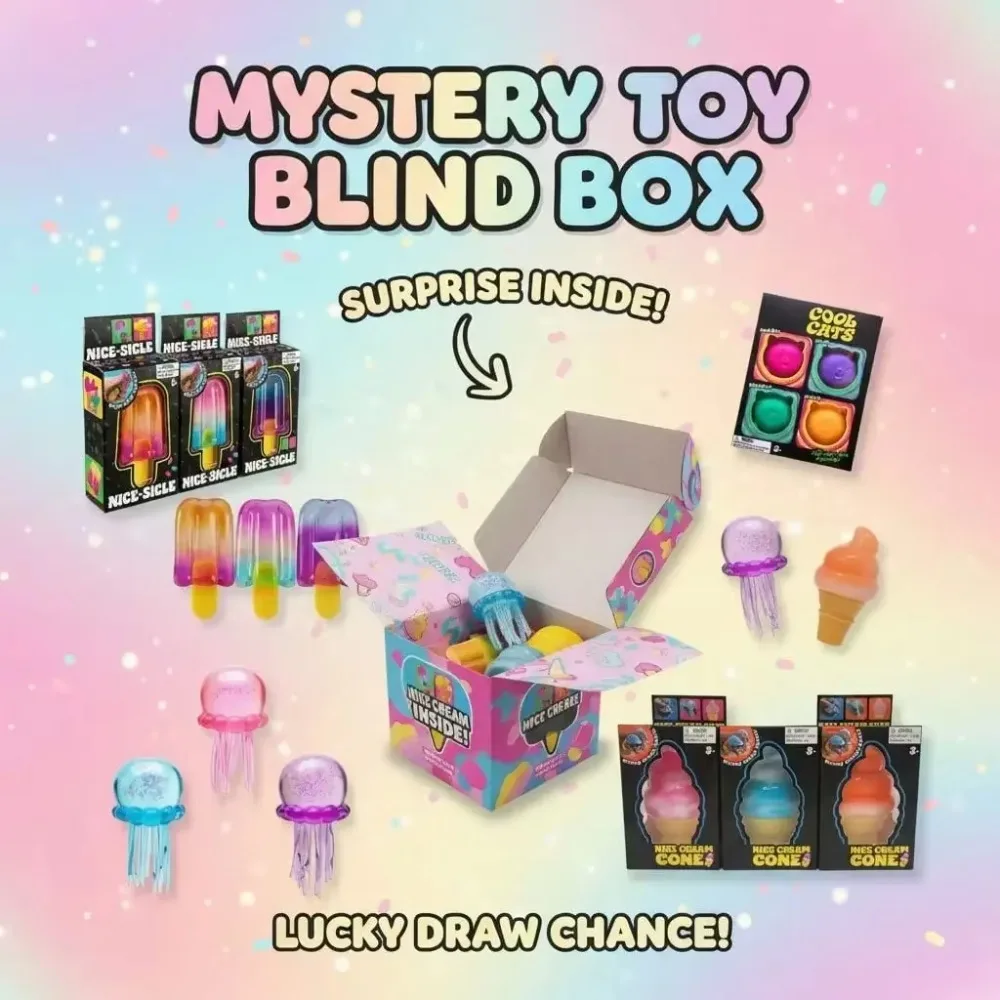 Party Games For Adults And Kids - Caja Sorpresa de Juguetes Blandos, Set