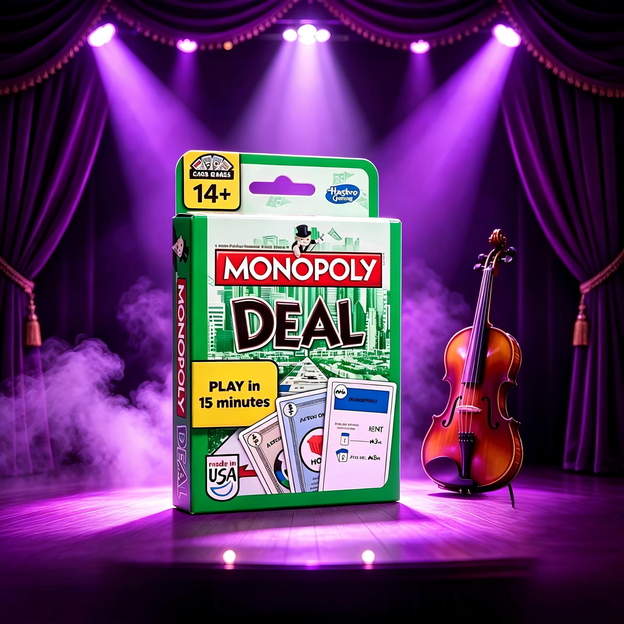 Hasbro Game Monopoly - Monopoly Deal, juego de cartas, juego