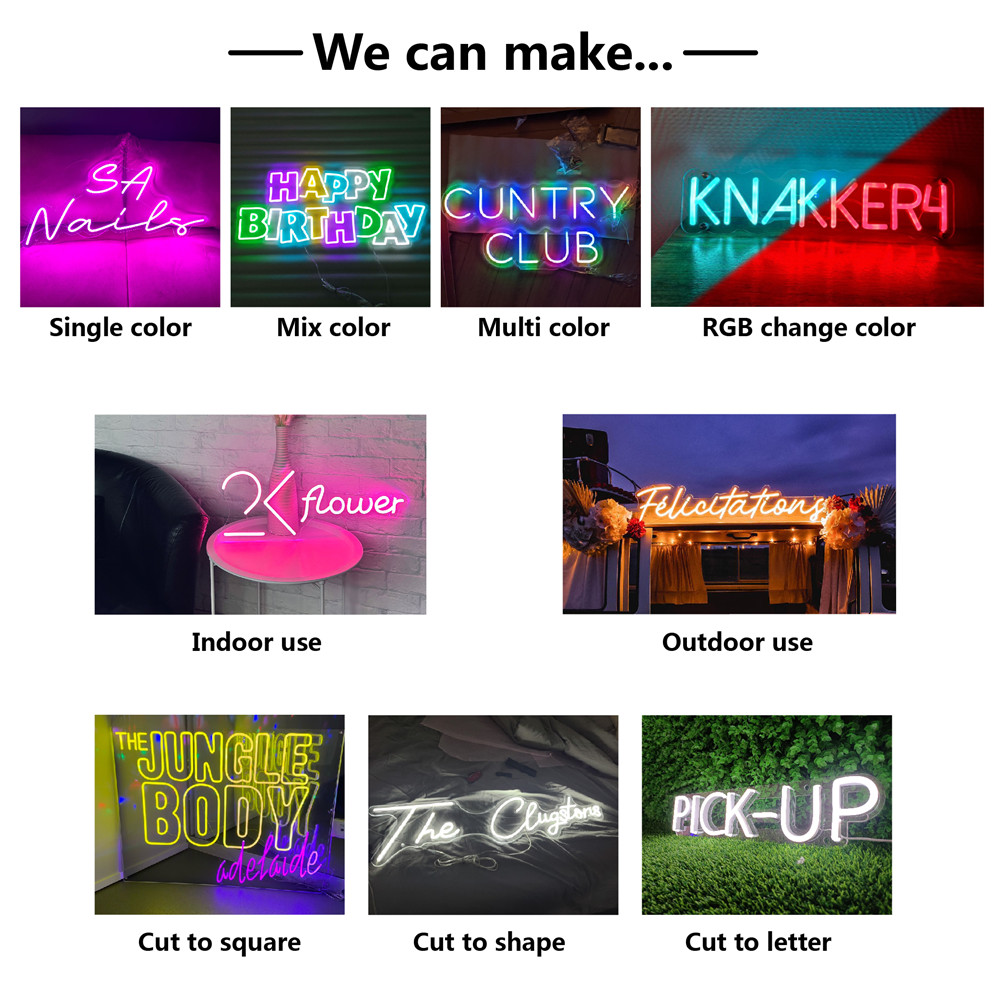 Letrero de Neón LED Personaliz - Party Games Name reseña y precio