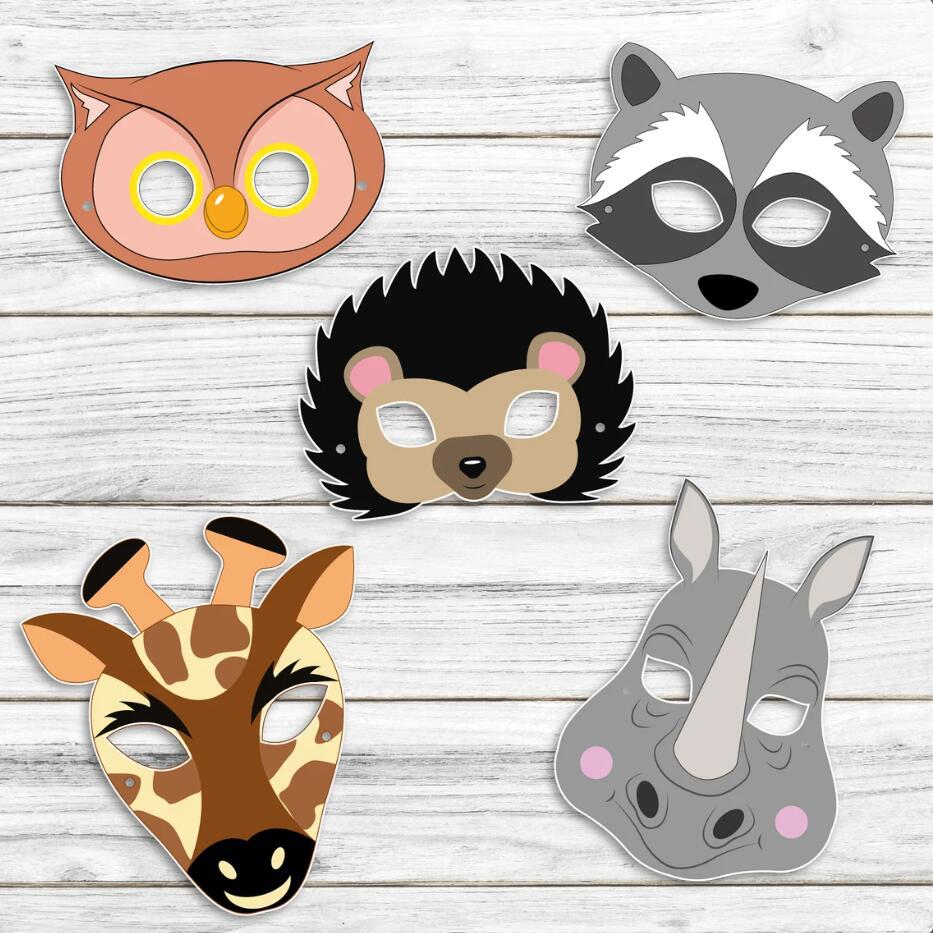 20 Piezas de Máscaras de Papel - Zoo Party Games reseña y precio
