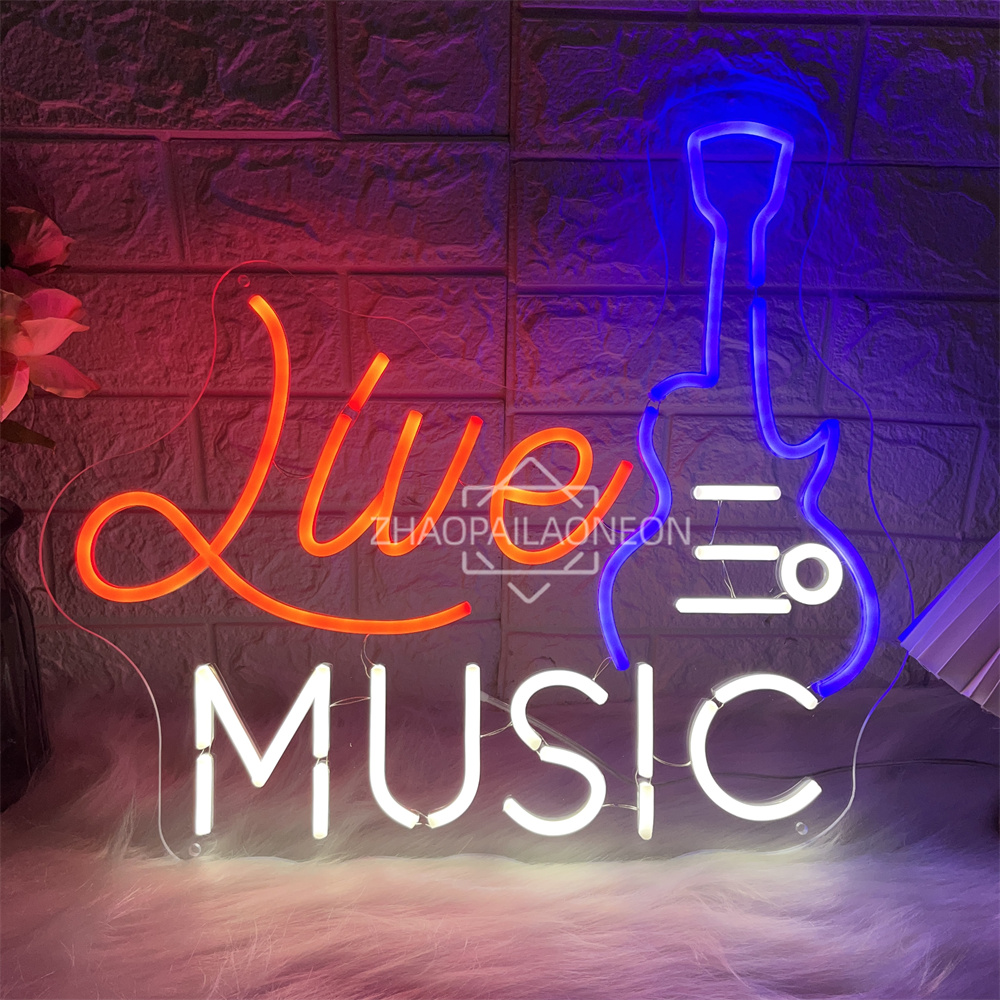 Letrero de neón de música en v - Party Games Name reseña y precio