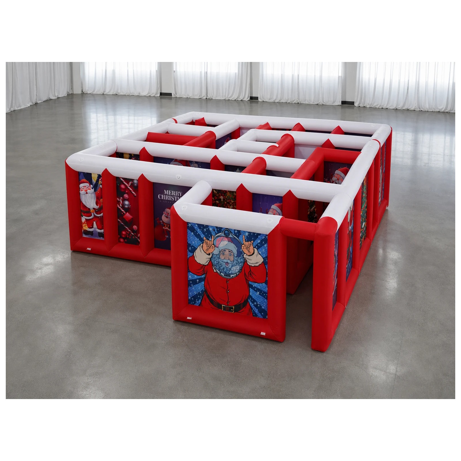 Laberinto Inflable Grande Rojo - Party Games For Adults And Kids reseña y precio