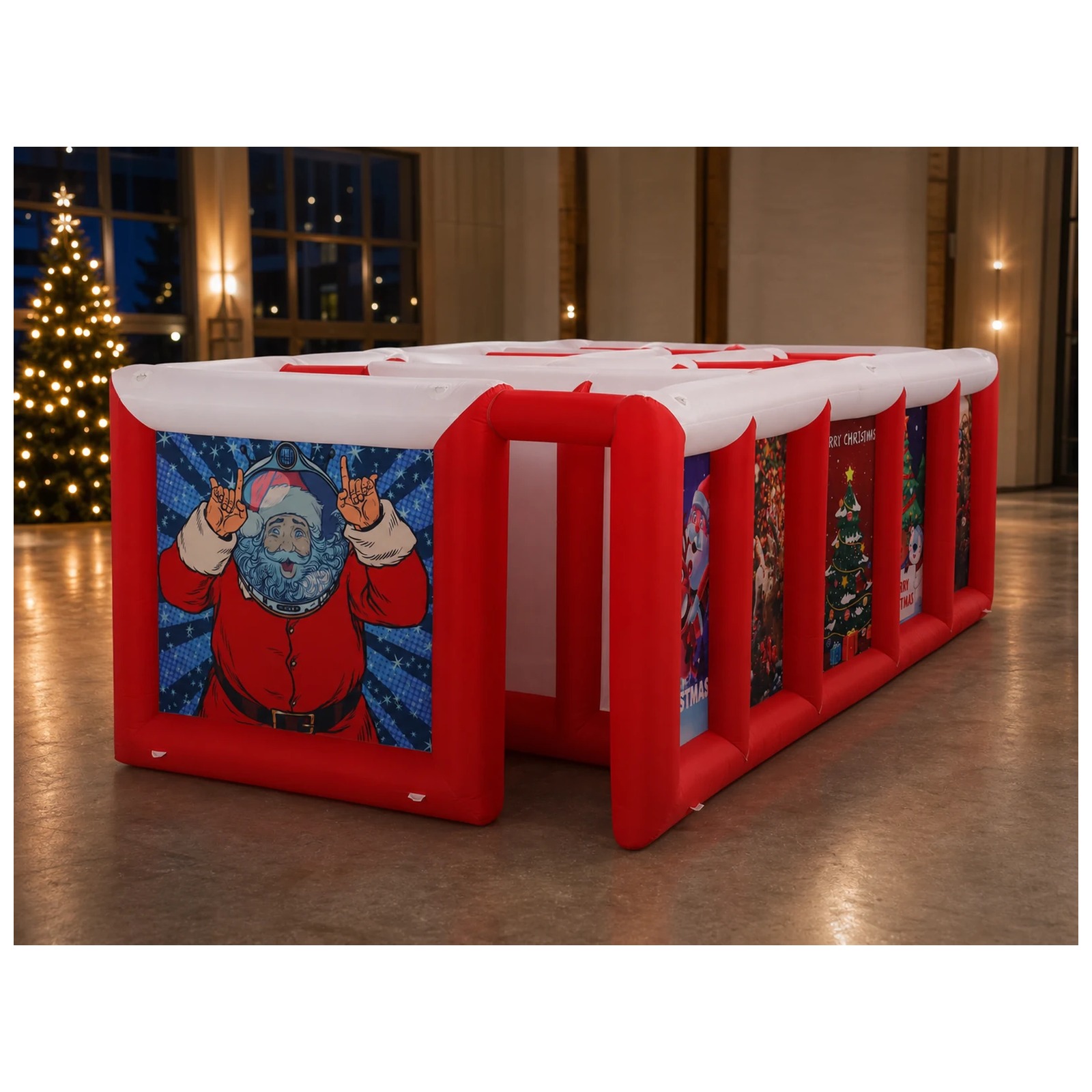 Laberinto Inflable Grande Rojo - Party Games For Adults And Kids reseña y precio